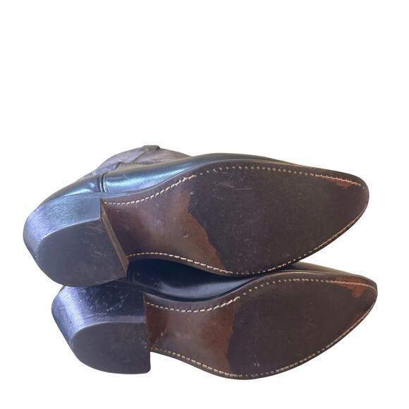 Durango DB400 Men's US 10.5 Black Leather Embroidered Western Cowboy Boots - Picture 9 of 10